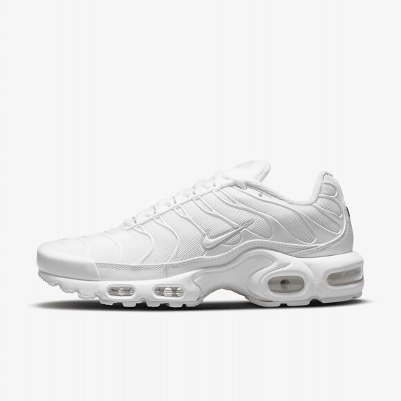 Nike Women's Air Max Plus Trainers White Pure Platinum 5